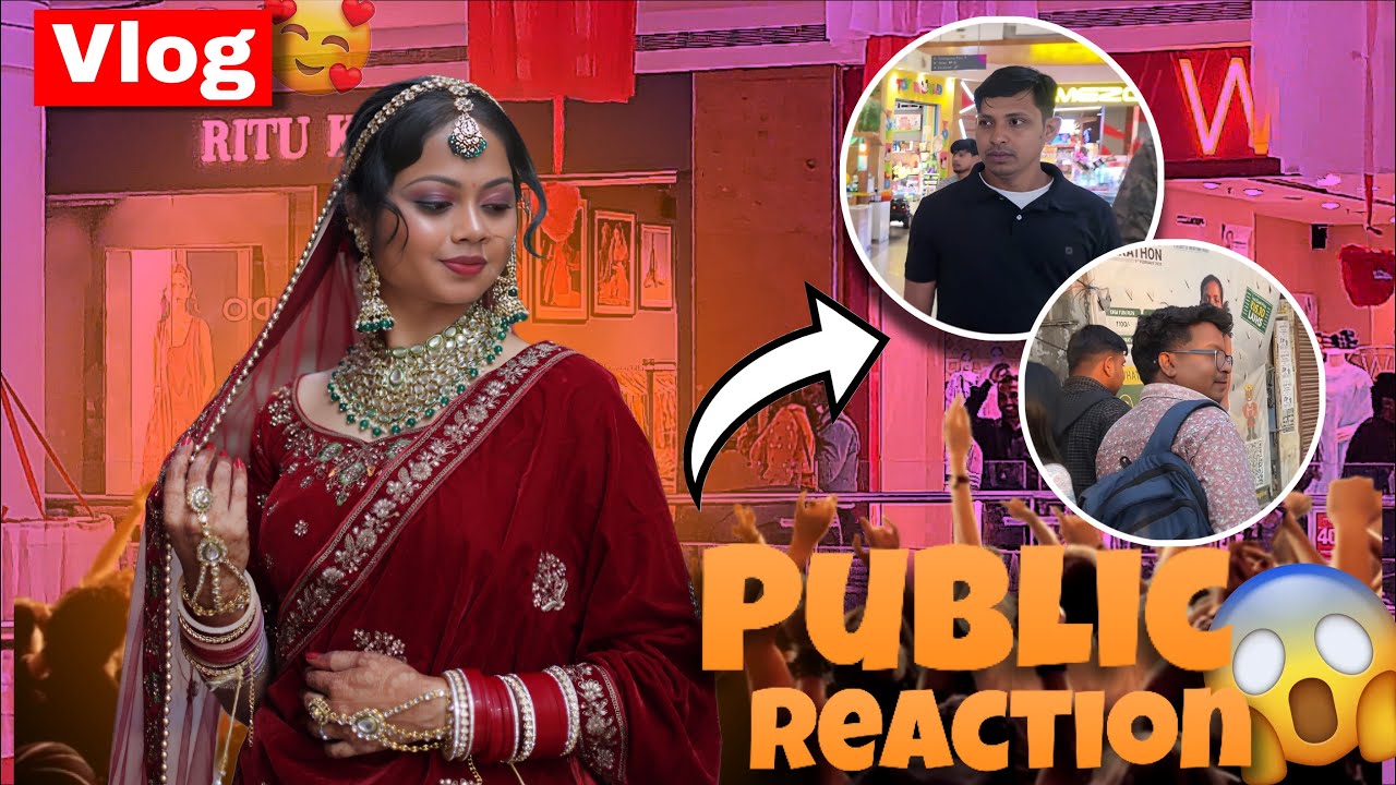 My first public reaction video😳🙈 ॥ Nucleus mall public reaction vlog🧐🫶॥ Prank on Ranchi public 😂🙀