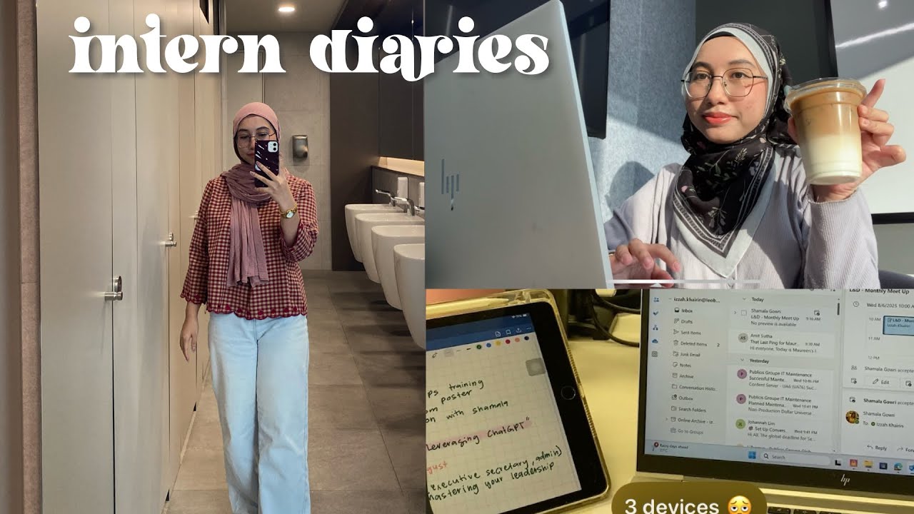 intern diaries 📁: week in my life | work life balance