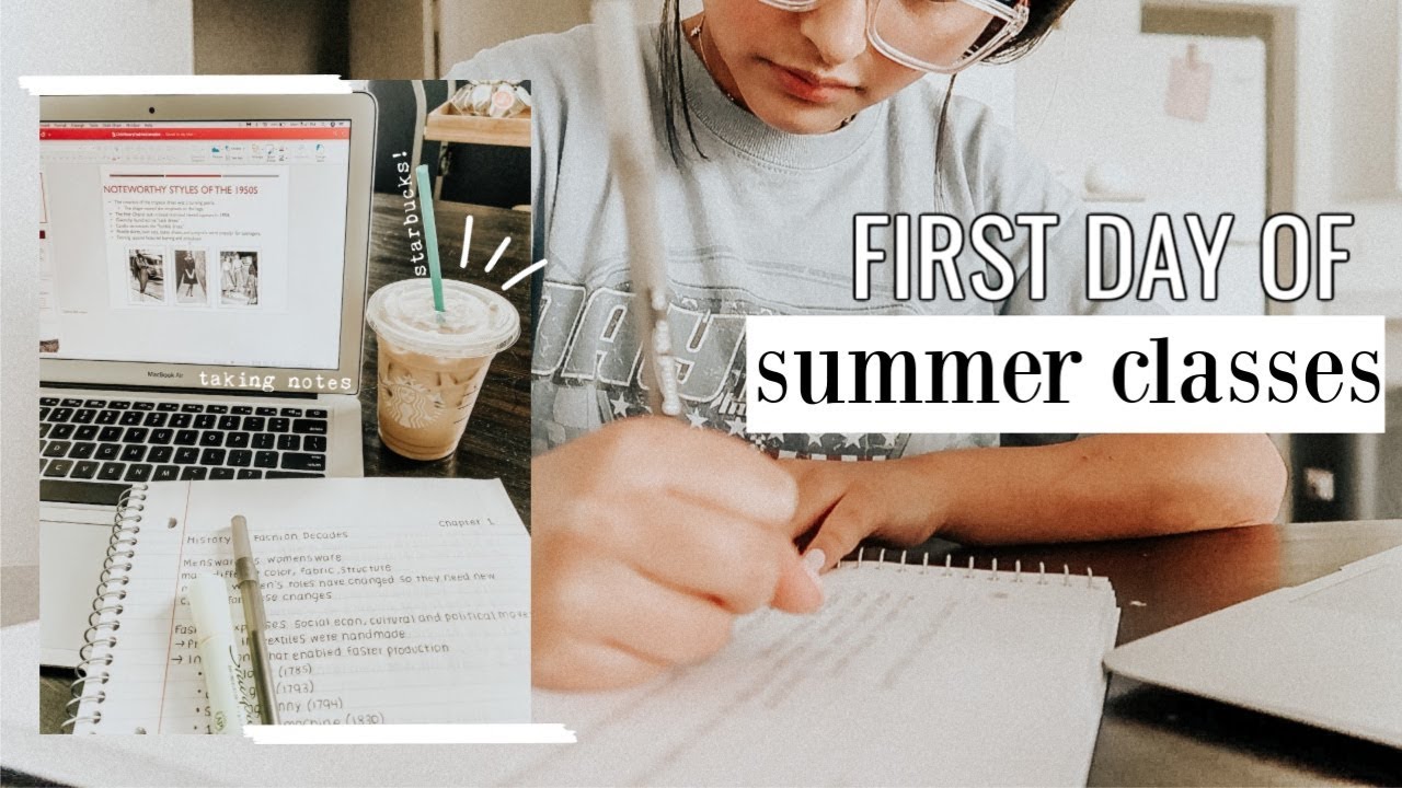 college day in my life: summer classes 2020