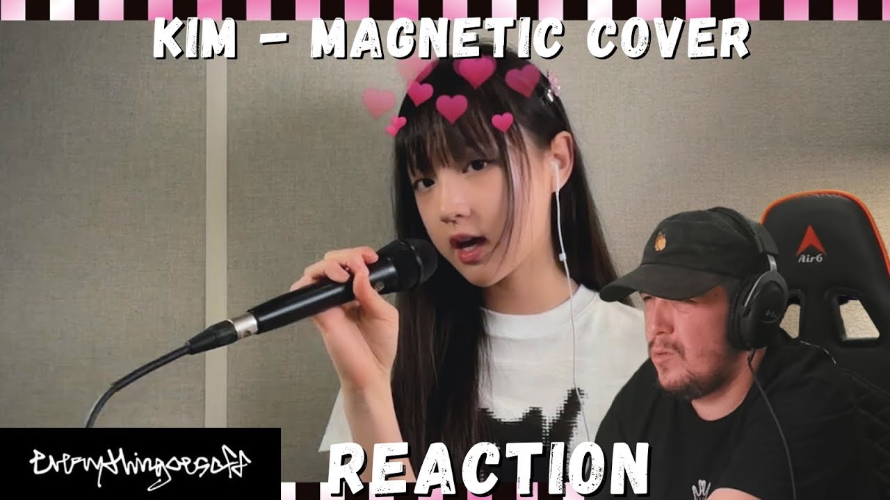 Espy Reacts To [COVVER] 'Magnetic(Acoustic Ver.)' Covered by KIM | VVUP