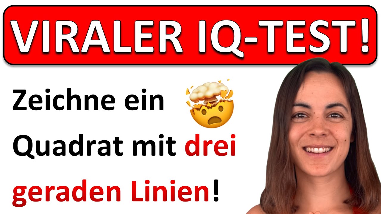 VIRALER IQ-TEST | Zeichne ein Quadrat mit drei geraden Linien!