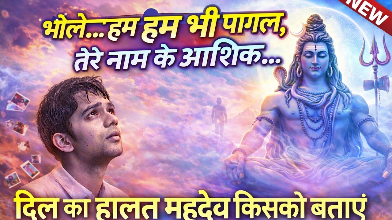 भोले हम भी पागल तेरे नाम के आशिक | Heart Touching Shiv Bhajan | Har Har Mahadev | Mahadev Song 2026