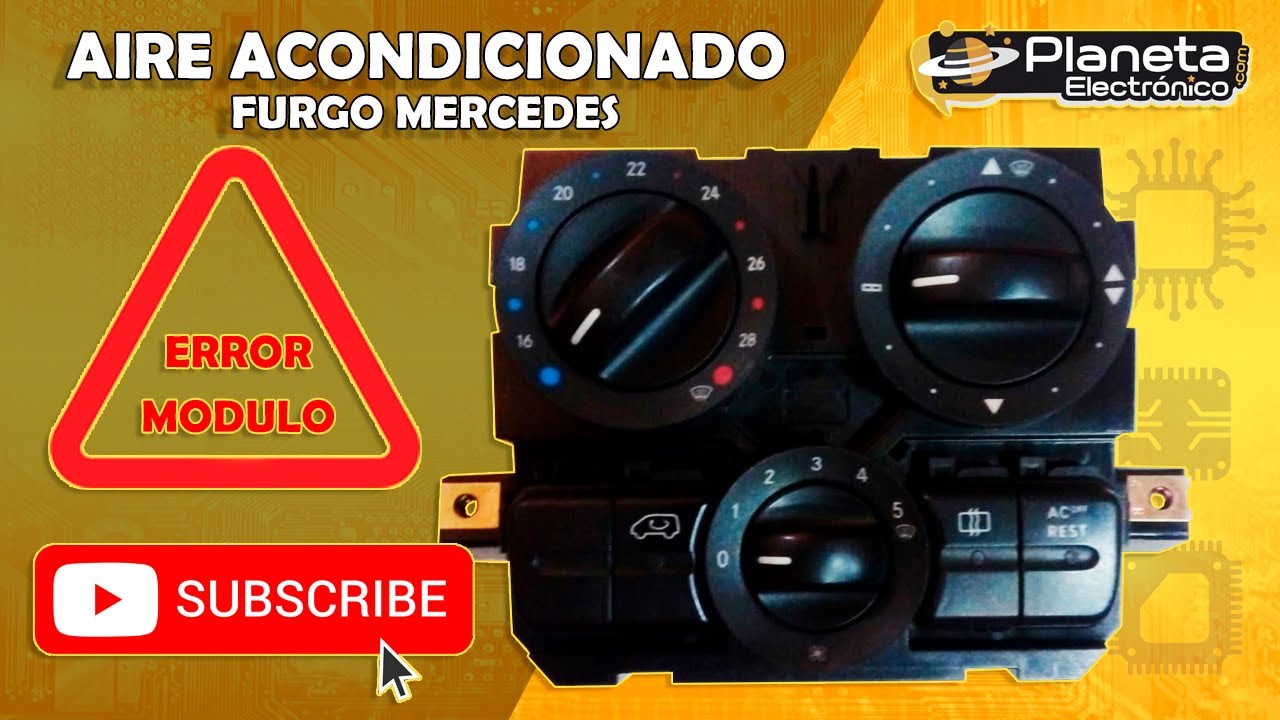 Aire acondicionado furgo mercedes NO FUNCIONA error en módulo