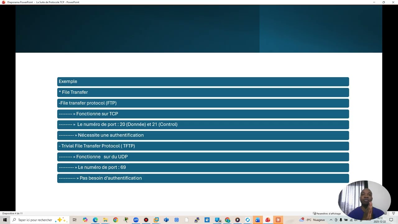 La Suite de Protocole TCP/IP | CCNA - COURS 7