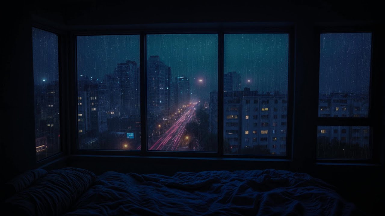 Forget About It and Relax... | Rain Sounds on Window for Deep Sleep