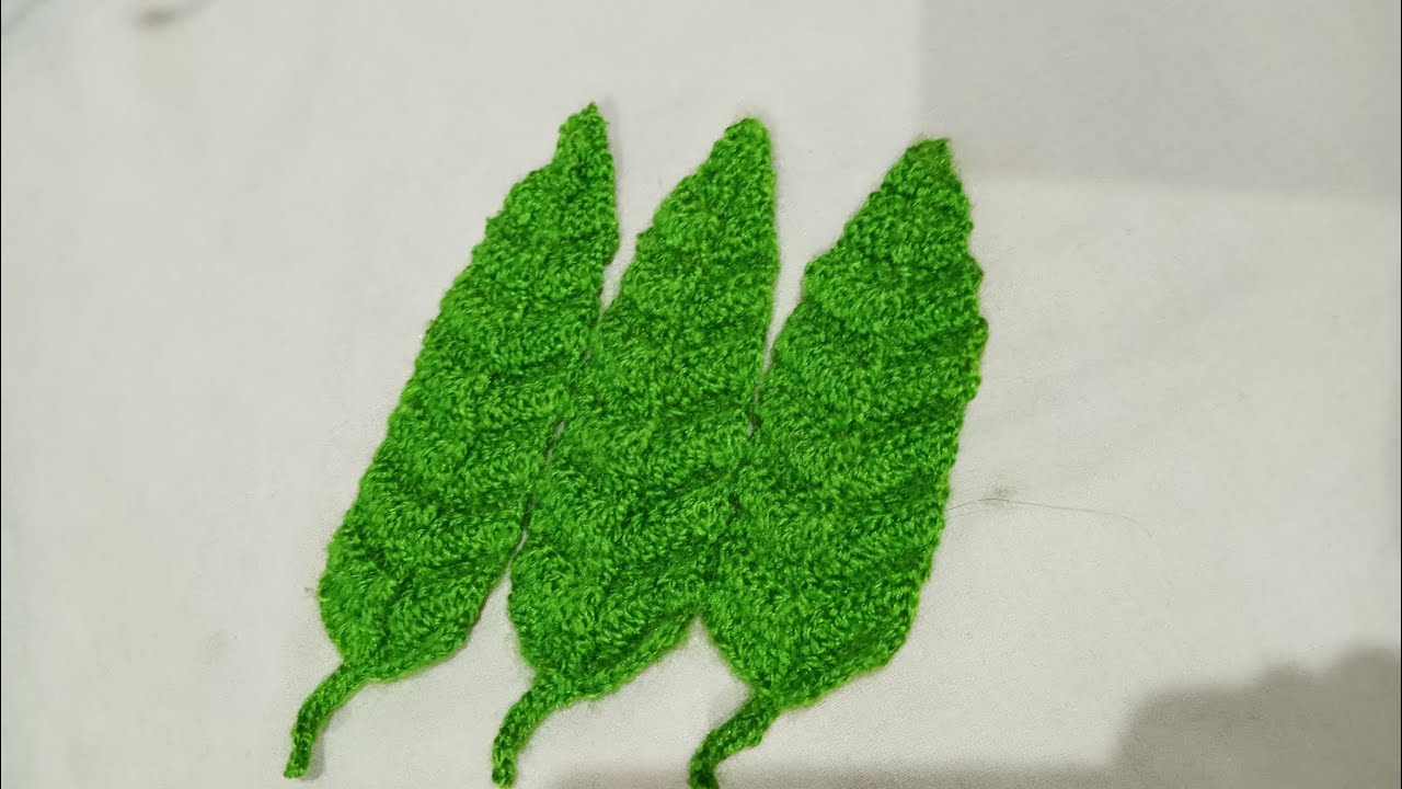 crochet mango leaves || आम के पत्ते || very easy tutorial @gopaljiwoollendress