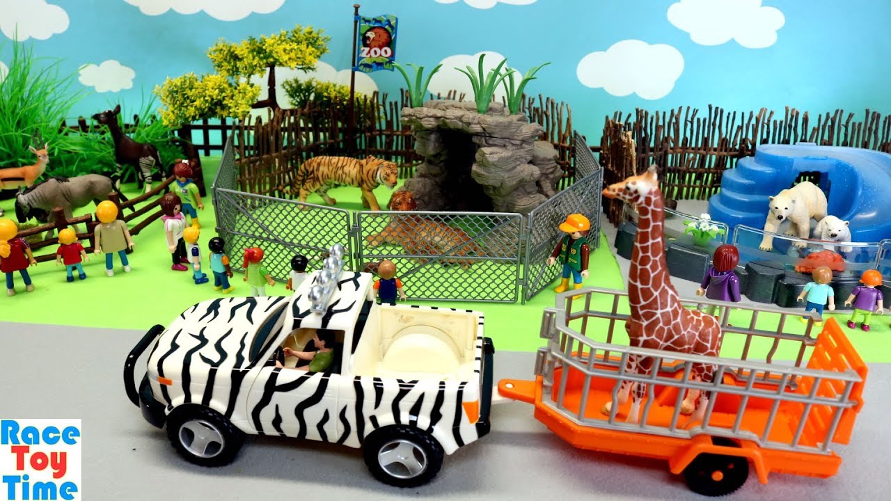Zoo Wild Animals Toys Fun For Kids - Learn Animal Names