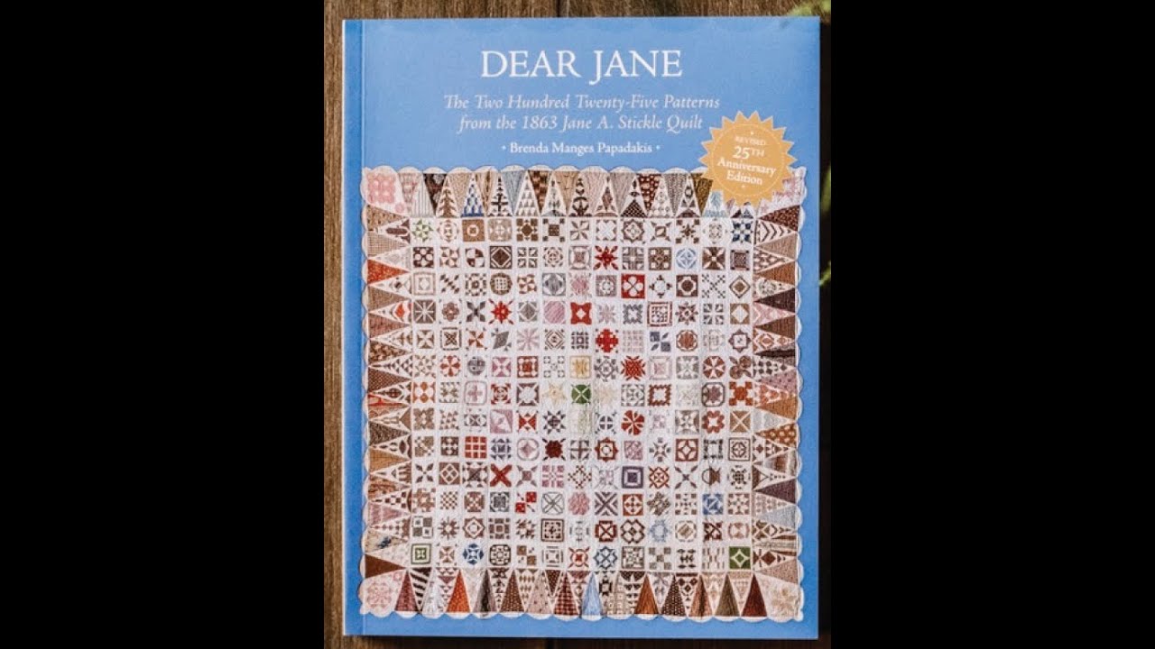 Vidéo 14 Dear Jane - Patchwork - Vidéo surprise et entourage des blocs - Jane Stickle quilt