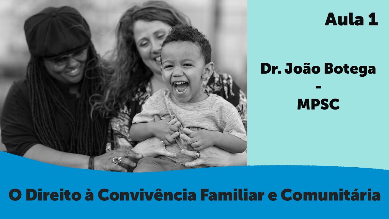 Aula 1| O Direito à Convivência Familiar e Comunitária | Dr. João Botega - MPSC