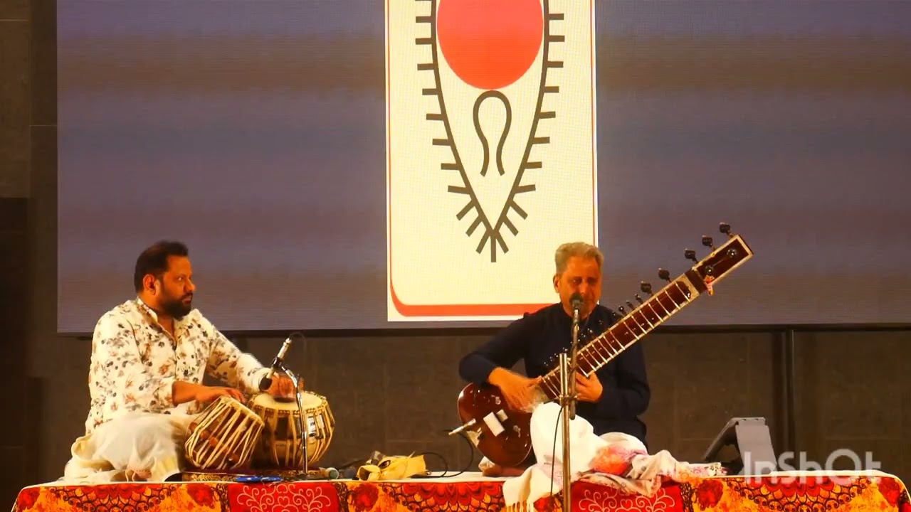 SITAR Recital by  PT Harvinder Sharma tabla by jaidev at Thaper UNIVERSITY org:by Spic Macay