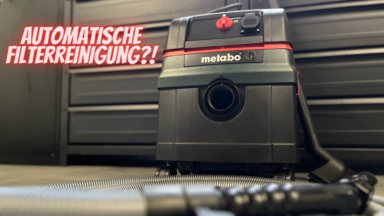 Metabo ASR 25 L SC Staubsauger - Unboxing, Test und automatische Filterreinigung! Werkstatt