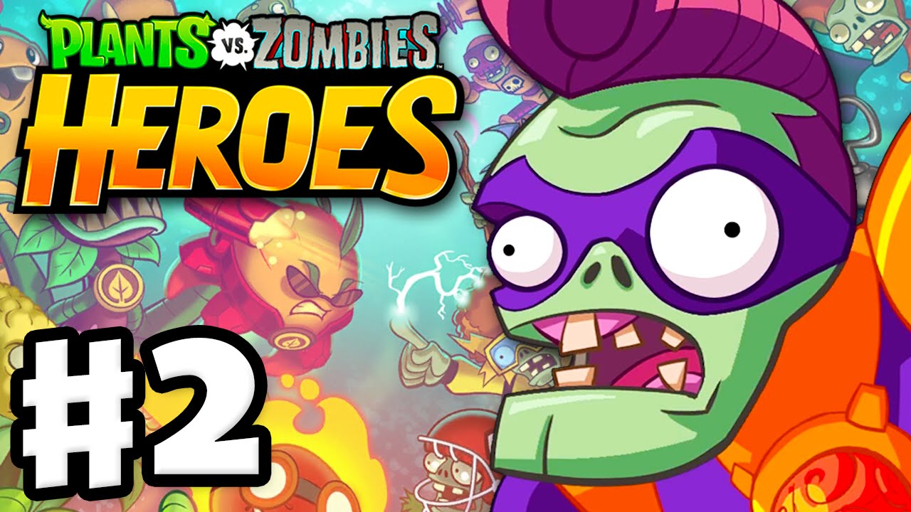 Plants vs. Zombies: Heroes - Gameplay Walkthrough Part 2 - Super Brainz Hero! (iOS, Android)
