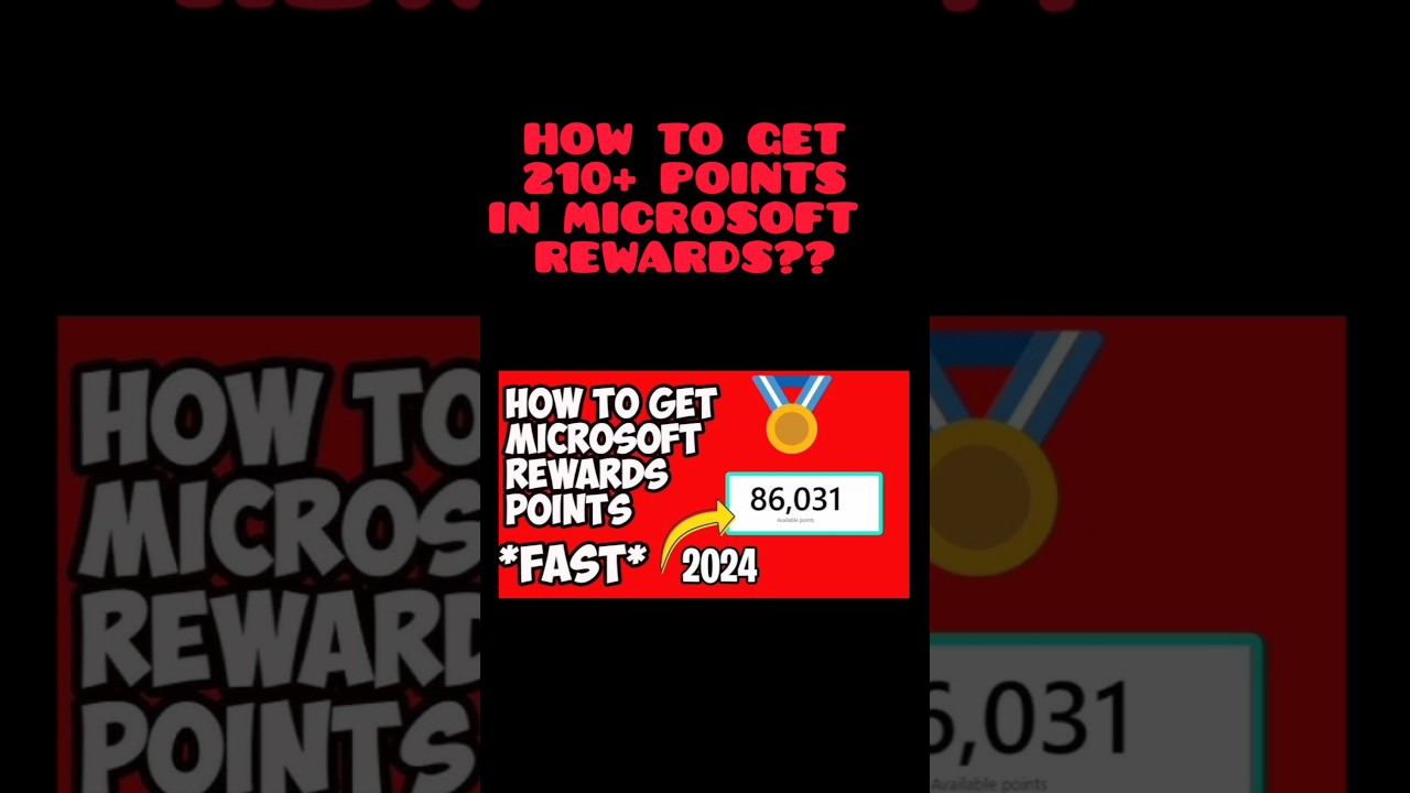 How to get 210+ Points in Microsoft Rewards 2025!!! #microsoftrewards #microsoftinspire #points #fyp