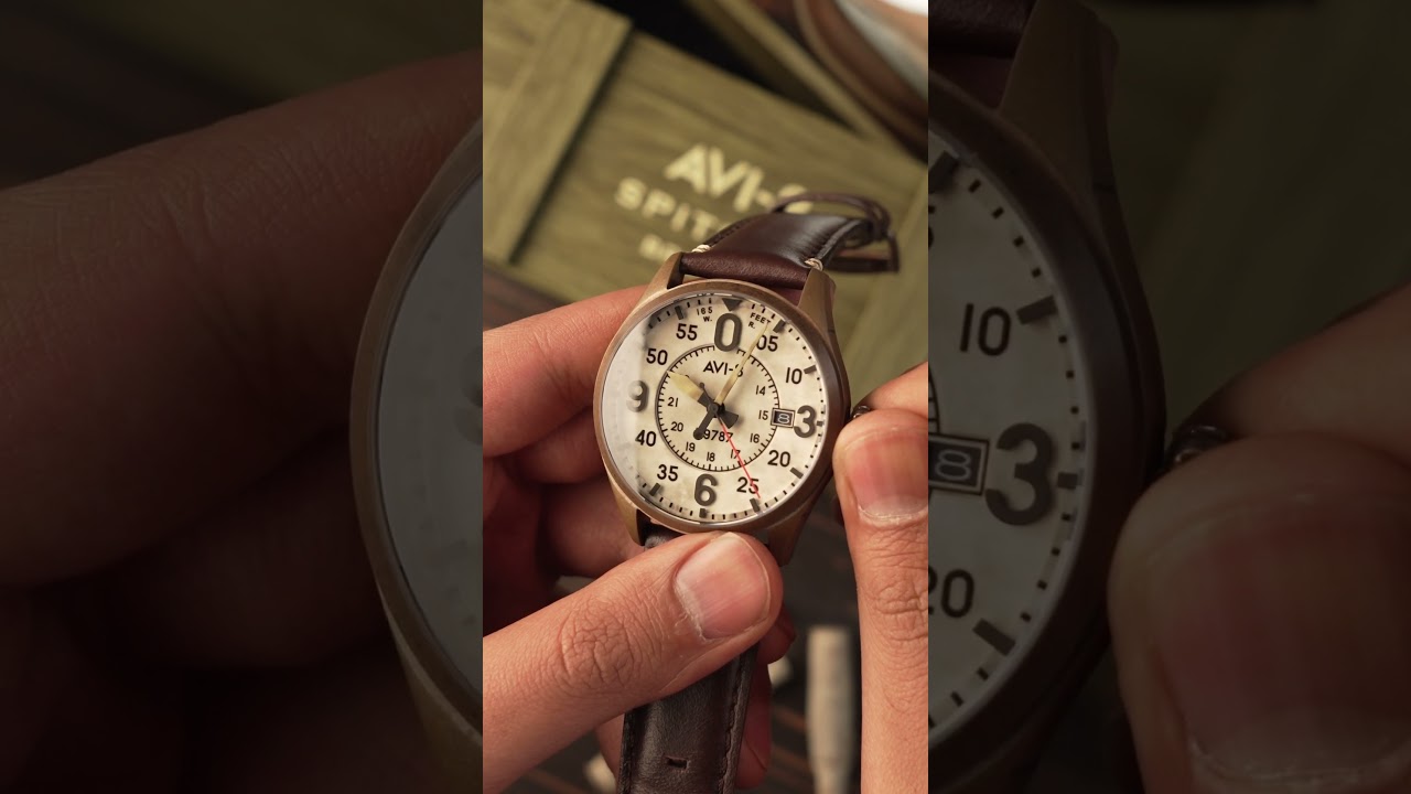 Oxidized Bronze &ndash; Spitfire Smith Automatic | #avi8 #aviation #militaryaviation #myavi8 #watch