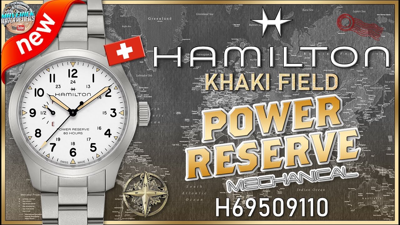 Hamilton сейчас в тренде! | Hamilton Khaki Field Hand Wind 80hr Power Reserve H69509110