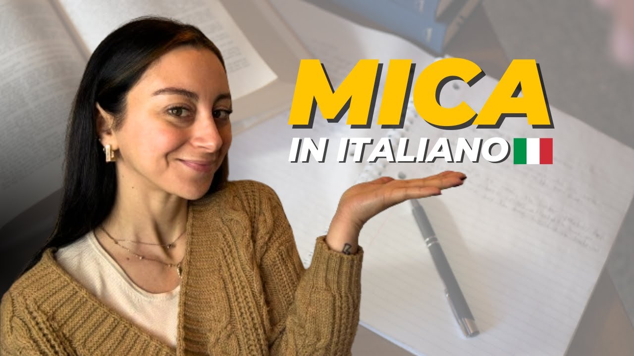 Come si usa la parola MICA in italiano? Learn Italian