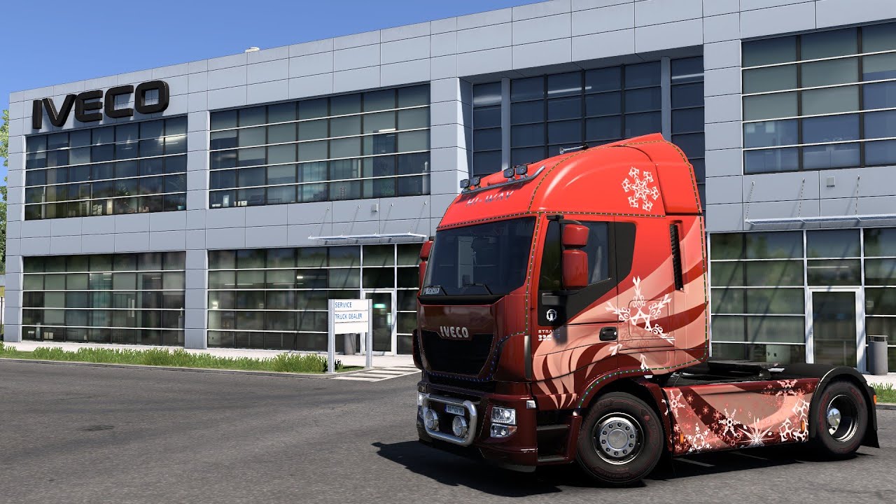 Euro Truck Simulator 2 с грузом по Европе #176 Iveco. Возим ПОДАРКИ!