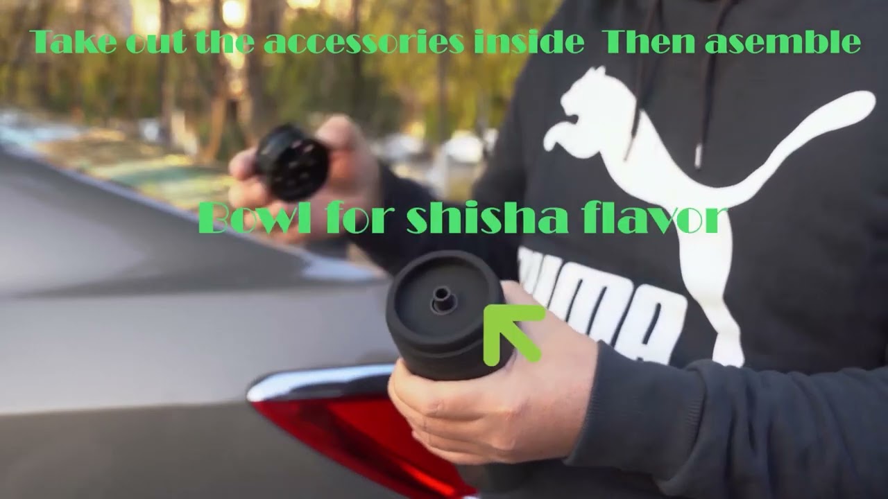 ASANMA Upgrade Car Hookah Cup Set With Everything# 