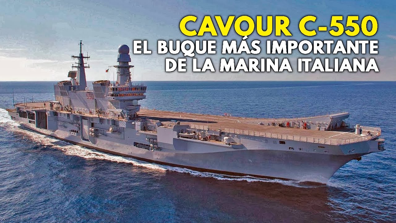 Cavour C-550 | Así es el PRINCIPAL portaaviones de la Marina Militare Italiana 🇮🇹
