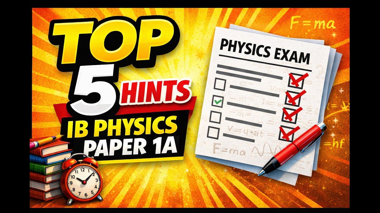 IBDP Physics Exam Tips - Paper 1A