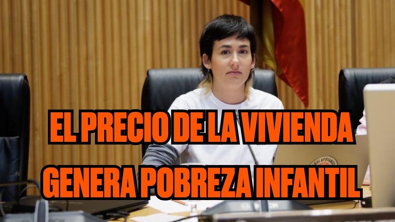 “La vivienda está generando pobreza infantil”: intervención de Alicia del Río en el Congreso