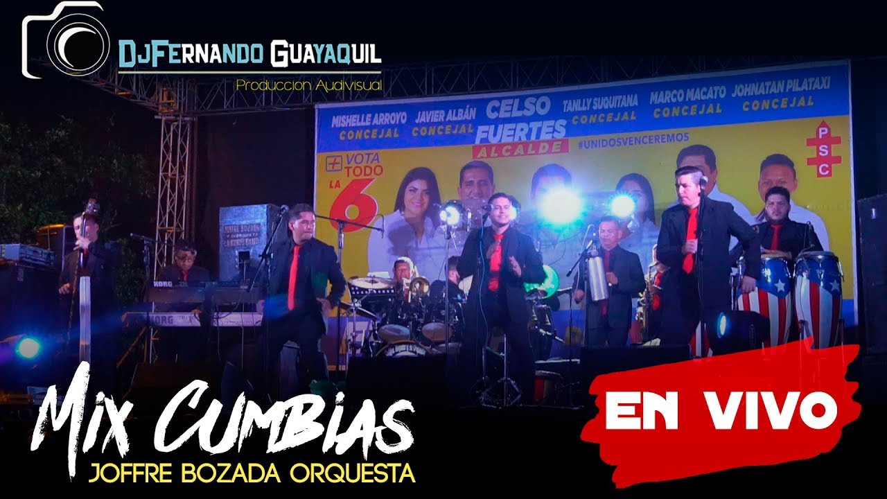 Mix Cumbias Joffre Bozada Orquesta Video En Vivo HD