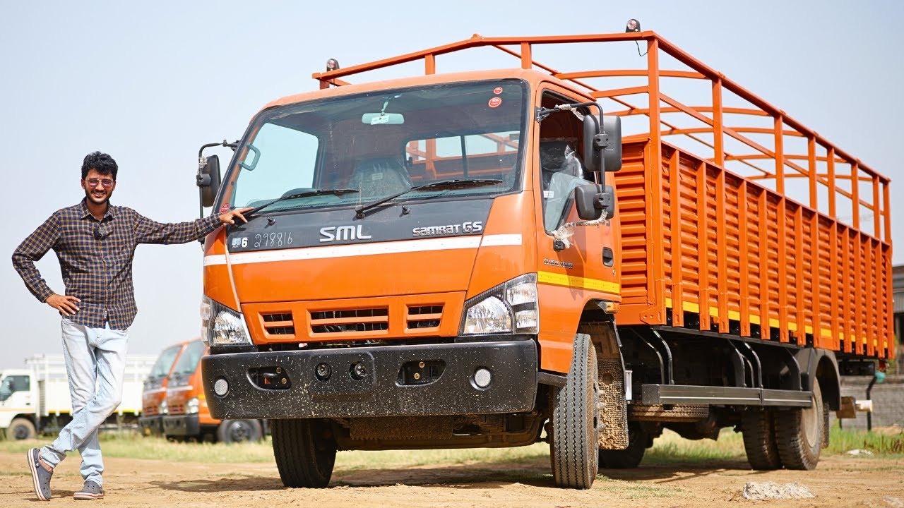 2023 SML Samrat Truck Detailed Walkaround Review | 11 Ton GVW New Luxury Cabin BS-6 Truck