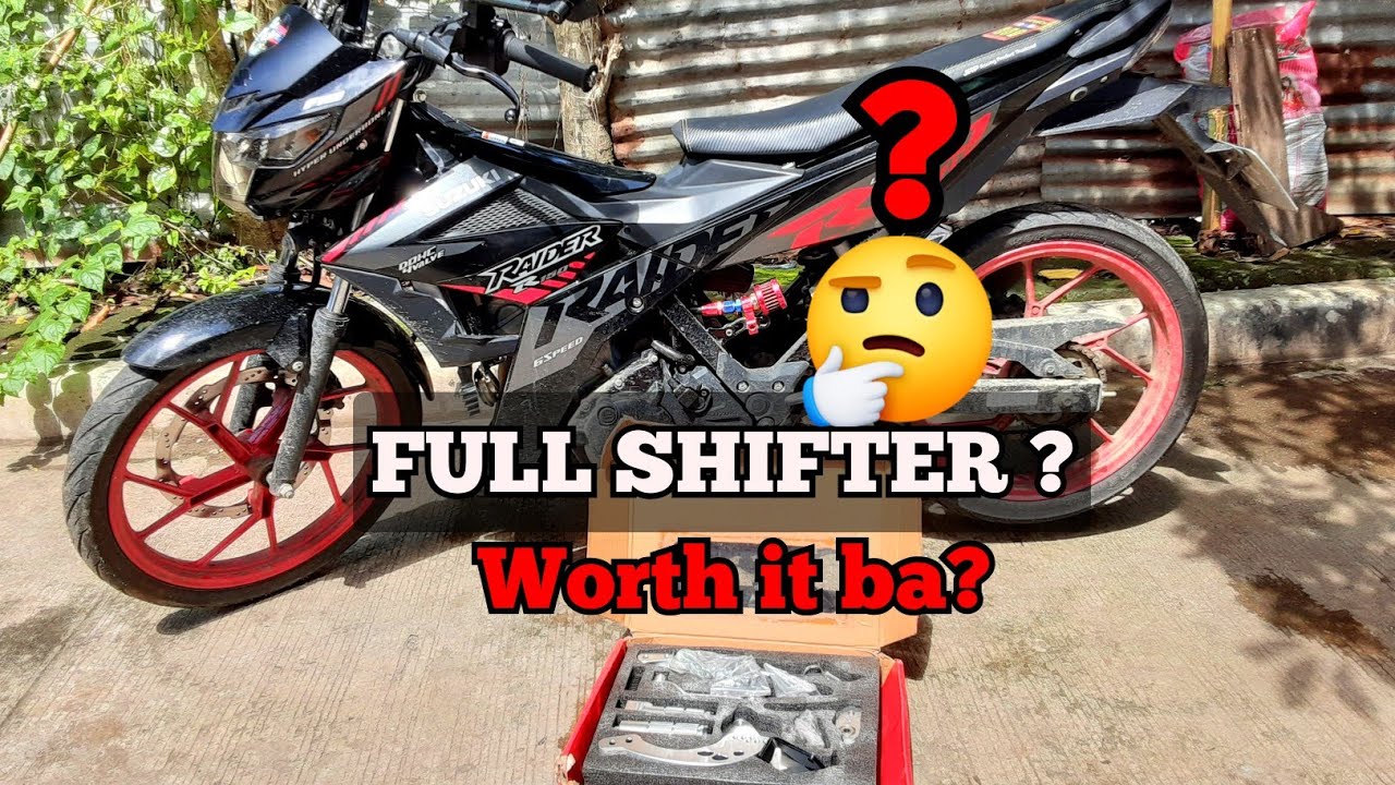 FULL SHIFTER EASY INSTALLATION AND ASSEMBLING, SUZUKI RAIDER 150 f.i (SHOWA BRAND)