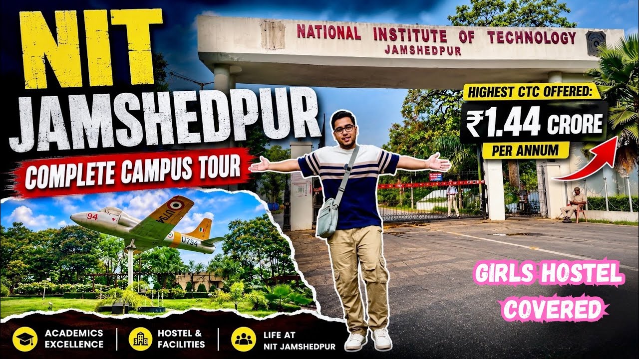 NIT JAMSHEDPUR CAMPUS TOUR | Detailed Vlog