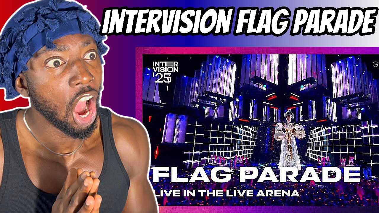 The Flag Parade of Intervision '25 in Moscow | Intervision '25⎢REACTION!