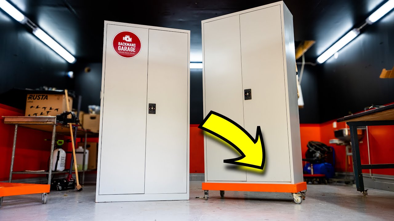 Backmans Garage 2.0 || Part 2  - Movable Storage for Easy Cleaning!