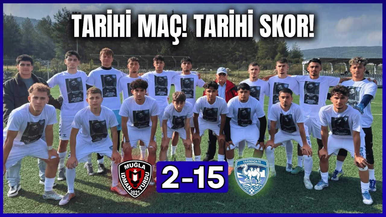 AMATÖR FUTBOL TARİHİNİN EN GOLLÜ MAÇI MUĞLA İDMAN YURDU- YARIMADA FK U18 LİGİ 1.HAFTA