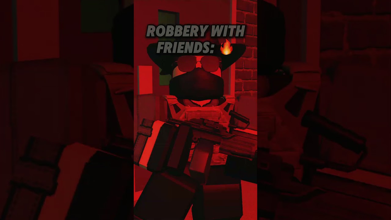 Robberies alone vs with friends in ERLC  #emergencyresponse #roblox #erlc #gaming