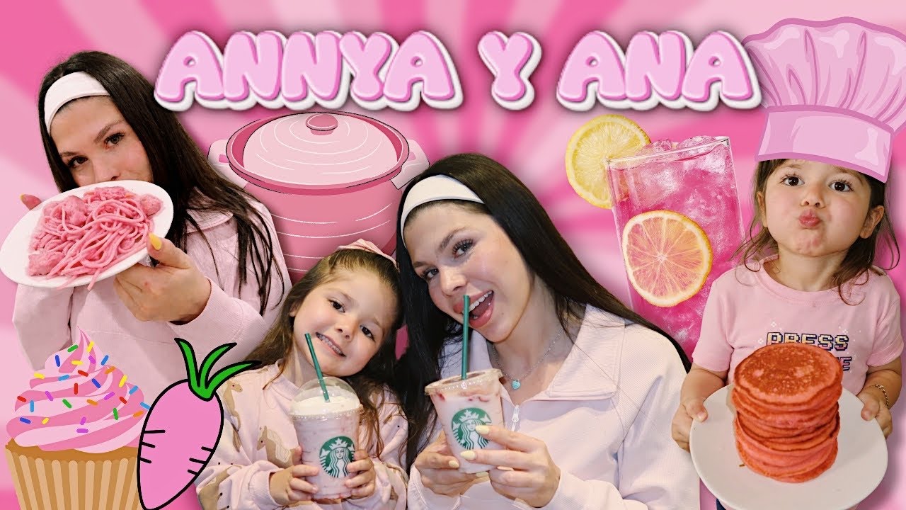 SOLO COMIDA ROSA, SIGUI&Eacute;NDOLE EL ROLLO A MI HIJA | VLOG
