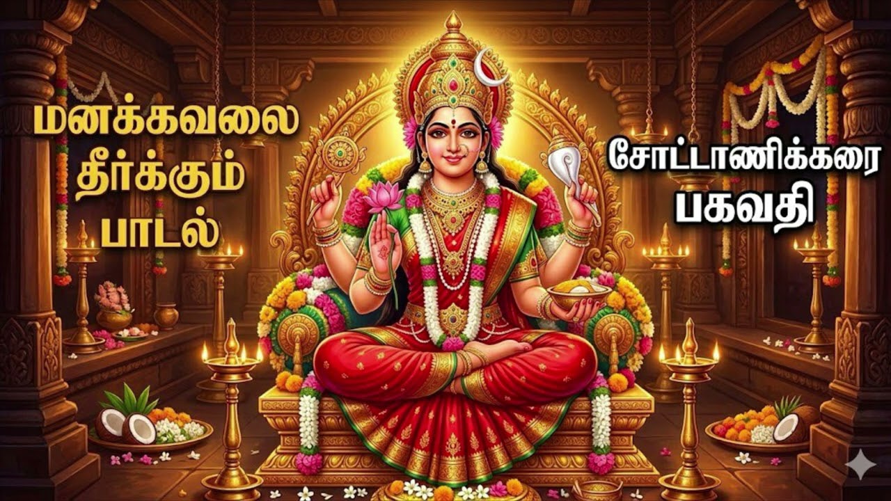 சோட்டாணிக்கரை பகவதி சரணம் 🔱 | அம்மே நாராயணா தேவி நாராயணா 🙏 | சக்தி தரும் பக்தி பாடல்
