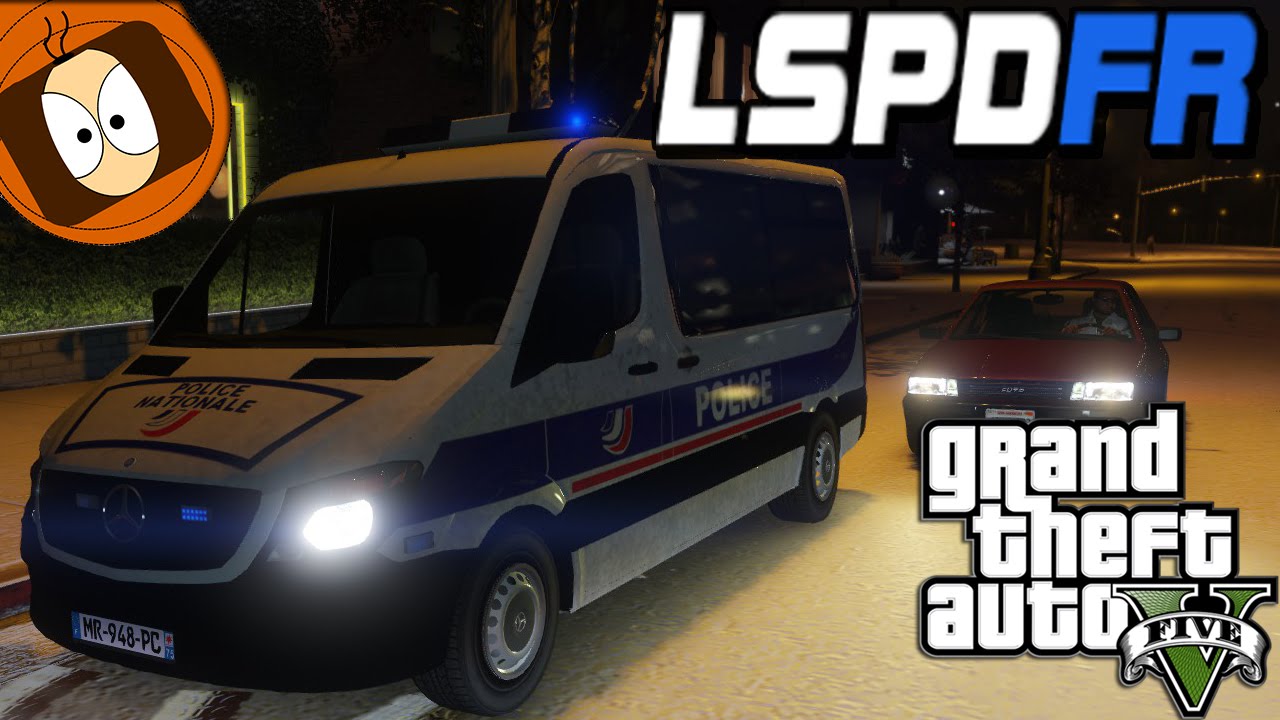 POLICE NATIONALE : PATROUILLE & ACCIDENT SOUS LA NEIGE !! | GTA 5 - LSPDFR