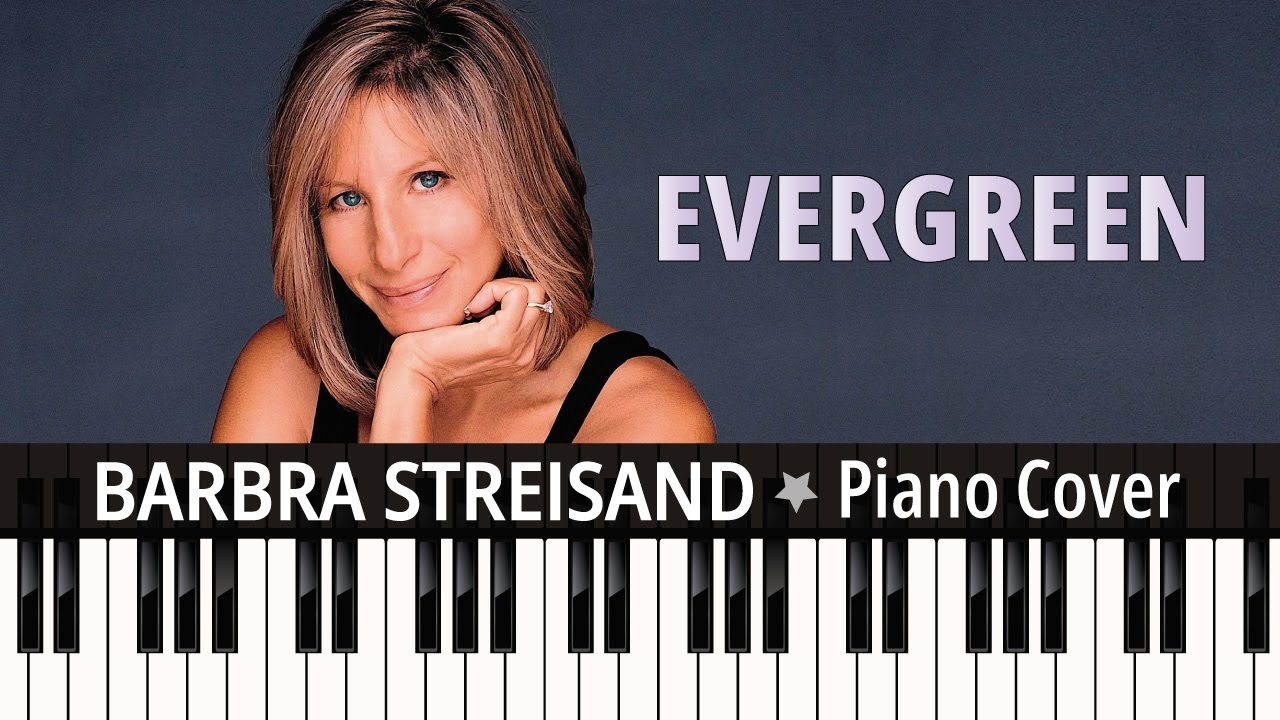 EVERGREEN (1976) Barbra Streisand TUTORIAL piano cover + sheet music