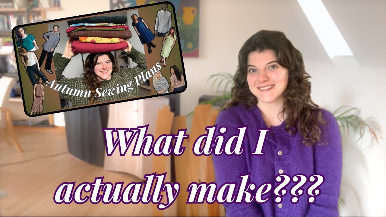 A very belated account of everything I sewed this autumn!