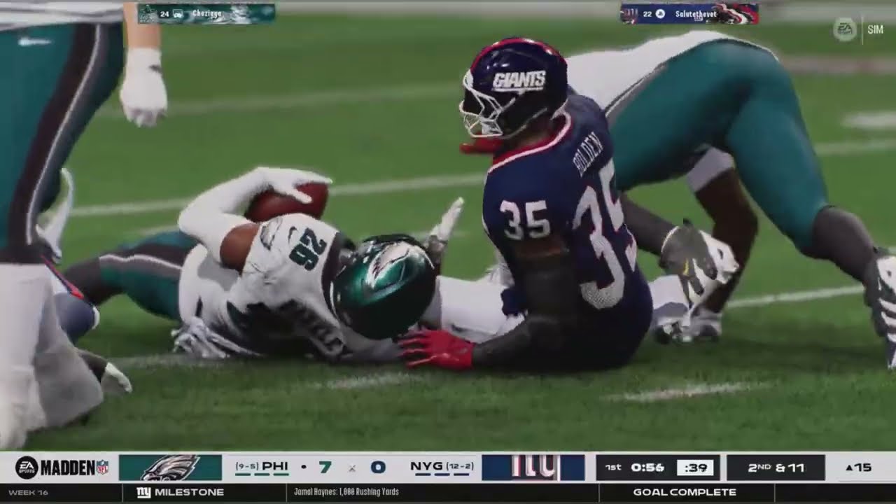 Madden 26 Franchise Season 3 vs Eagles pt2