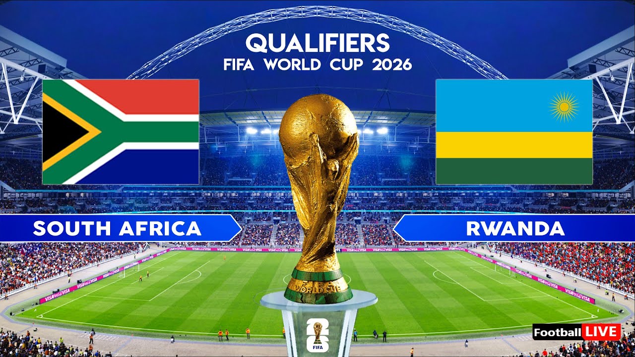 South Africa vs Rwanda - CAF FIFA World Cup 2026 Qualifiers | Full Match All Goals | Simulation PES