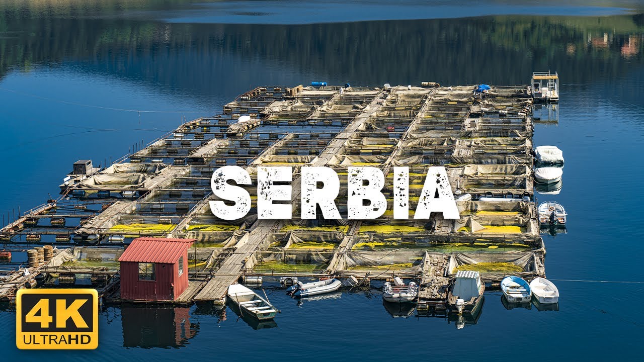 Relaxing Timelapse and Aerial View, Incredible SERBIA Landscapes, Music pour détente , Serbie .  4K