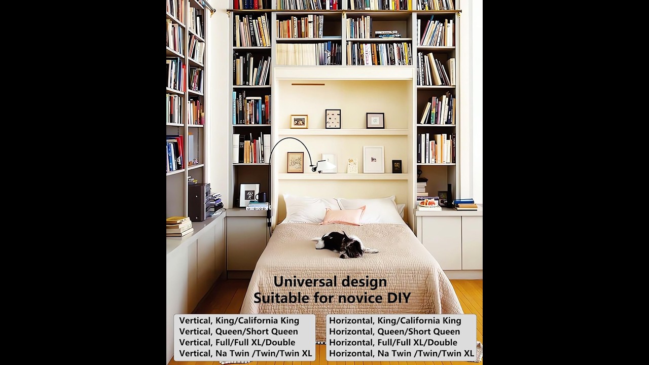 Create A Luxurious Bed Easy Murphy Bed Hardware Kit, Hover in Mid Air