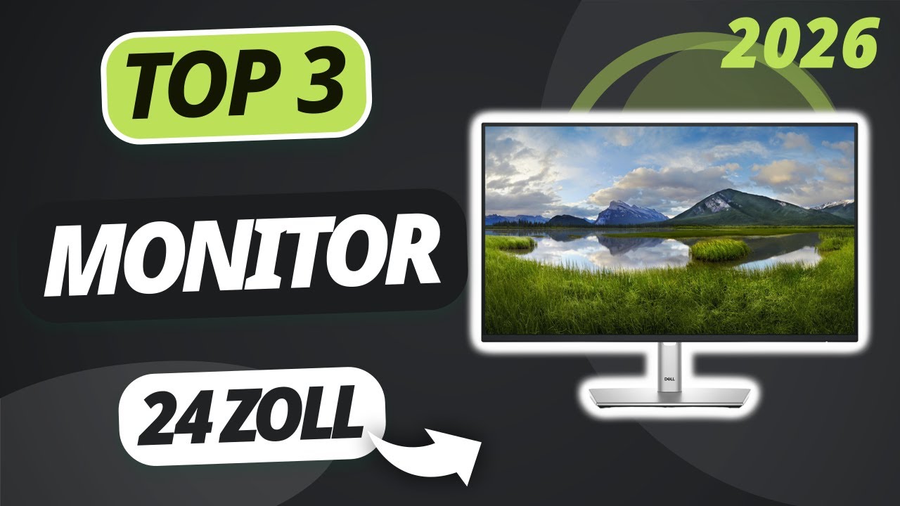 Der beste 24 ZOLL MONITOR 2026 | TOP 3 Monitore im Vergleich