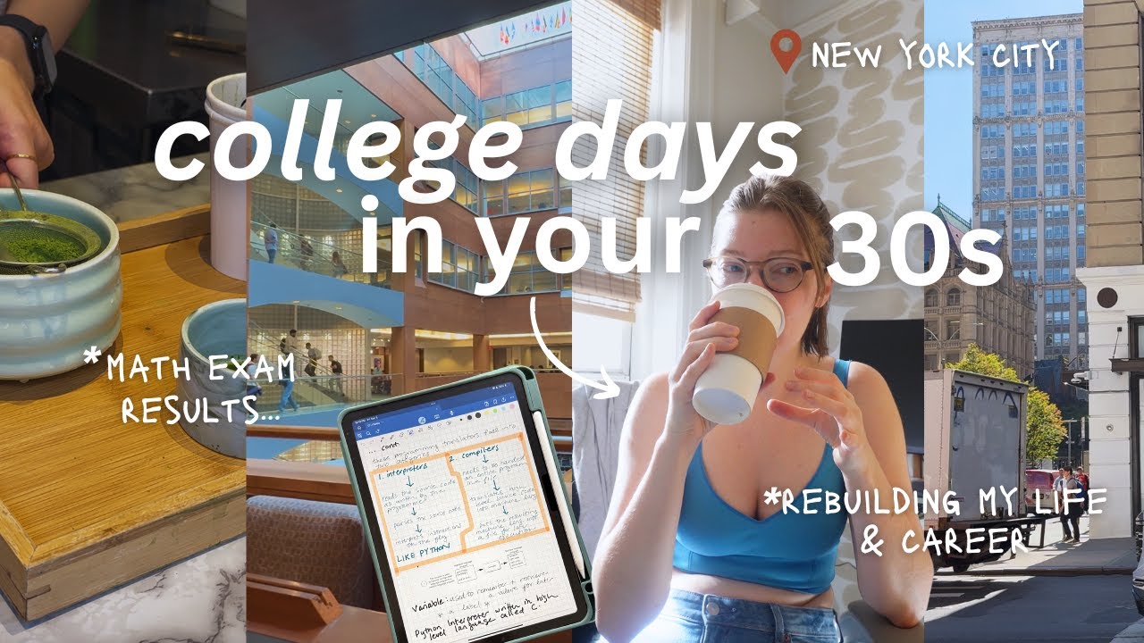 NYC COLLEGE DAYS IN MY LIFE *as an older student* ⎸ Getting exam results back...