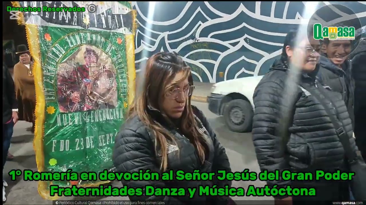Fraternidades de danza aut&oacute;ctona en la primera romeria en honor al Se&ntilde;or Jes&uacute;s del Gran Poder 2025