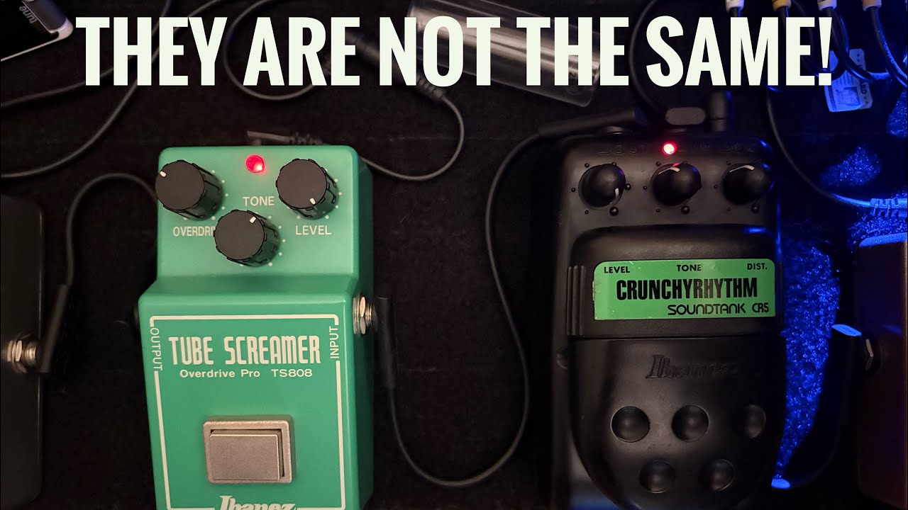 Ibanez Soundtank CR5 Crunchy Rhythm - another Tube Screamer? #pedalboard #overdrivepedal #ibanez 