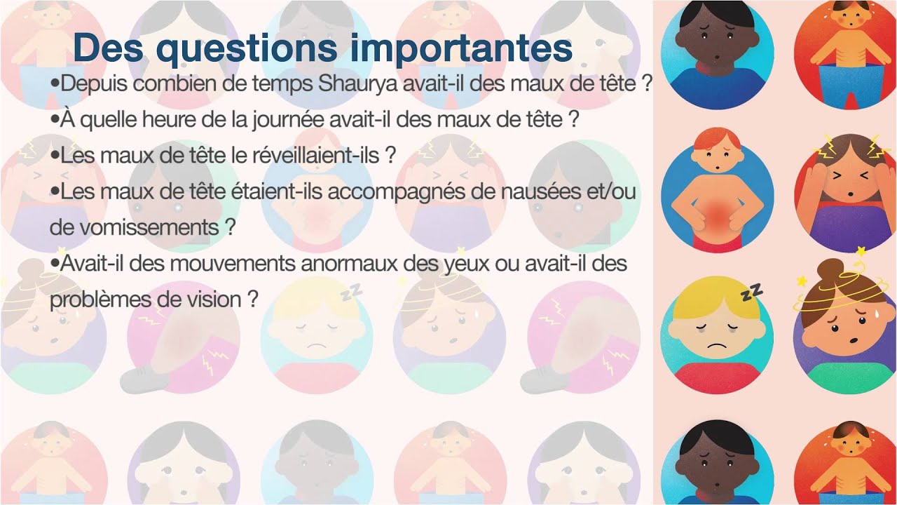 Cancer de l’Enfant, Signes d’Alertes - Tumeur cérébrale