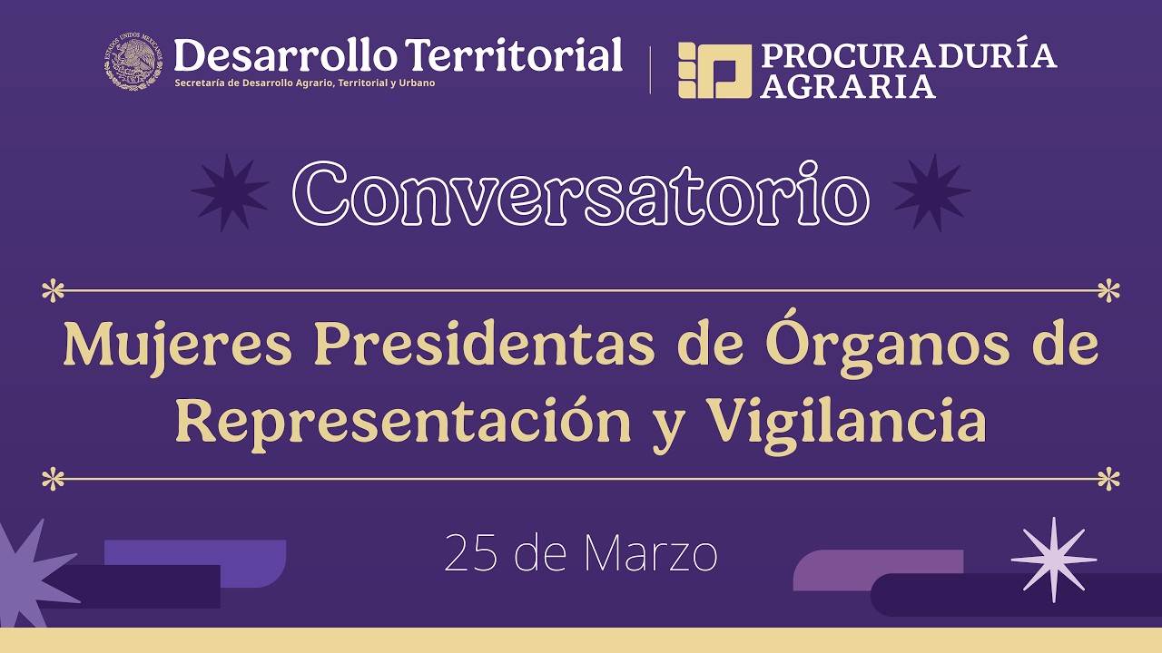 Conversatorio. Mujeres Presidentas de &Oacute;rganos de Representaci&oacute;n y Vigilancia