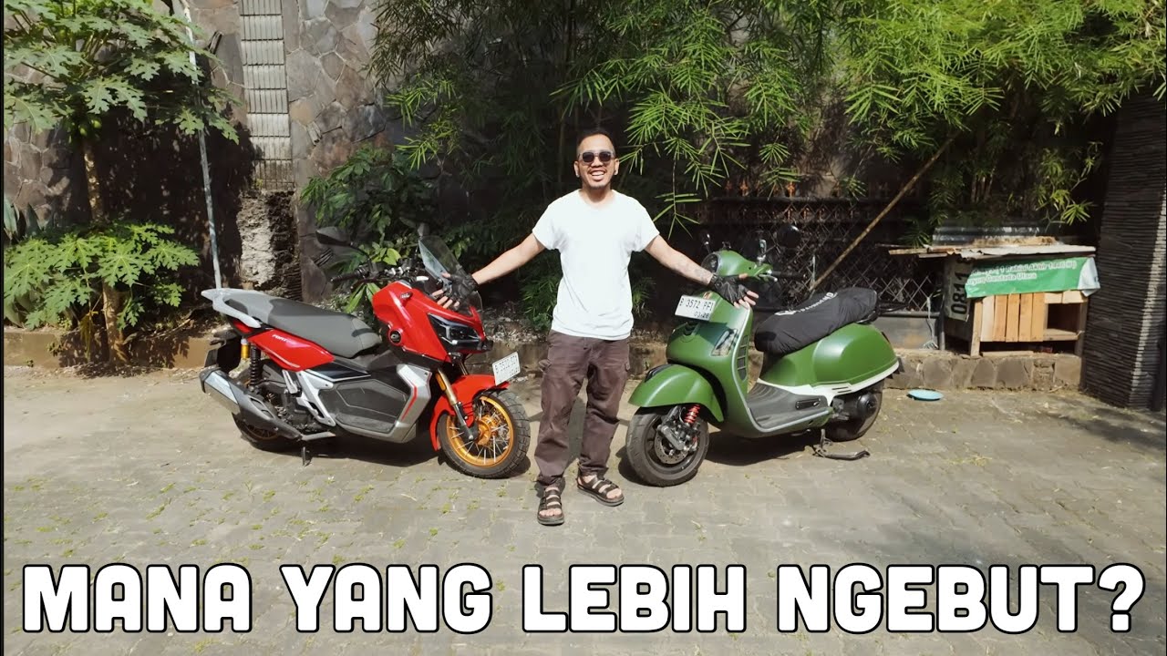 Matic 250cc Lawan Vespa 300cc, Menang Mana? [QJ Motor Fort 250 ADV]