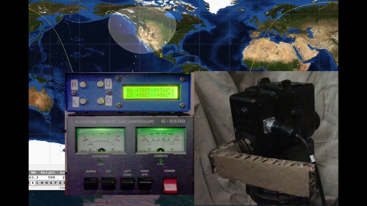 Yaesu G-5500 Ground Tracking Station  Setup/Calibrate